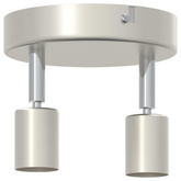 Reflektor sufitowy Z reflektorami Nikiel 12 x 8 cm Stal