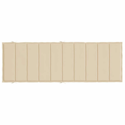 Poduszka na leżak, beżowa, 186x58x3 cm, tkanina Oxford