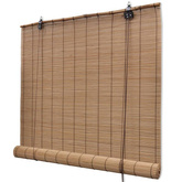 vidaXL Roleta bambusowa, 80 x 220 cm, brązowa