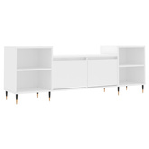 vidaXL Szafka pod TV, biała, 80x36x50 cm, materiał drewnopochodny wariant 14