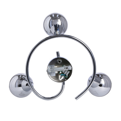 Lampa sufitowa spirala 3X10W E14 LED chrom FORT 98-62833