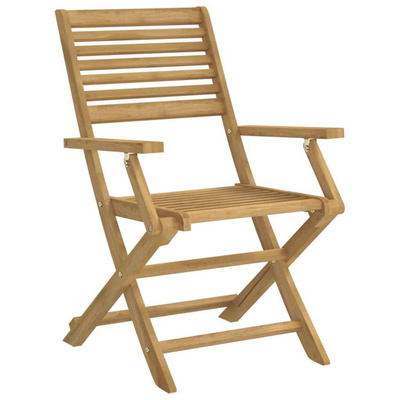 vidaXL Składane krzesła ogrodowe, 2 szt., 54,5x61,5x86,5 cm, akacja