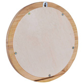vidaXL Lustro ścienne, 40 cm, drewno tekowe, okrągłe