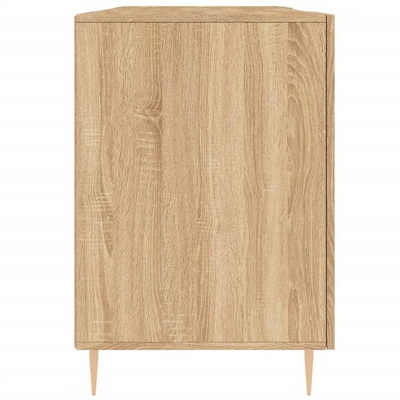 vidaXL Biurko, dąb sonoma, 140x50x75 cm, materiał drewnopochodny model standard