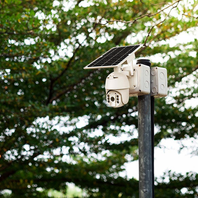 1080P Kamera zewnętrzna WiFi SMART z panelem solarnym / Sensor / IP65 / biała