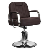 Gabbiano fotel barberski Rufo brązowy 125393