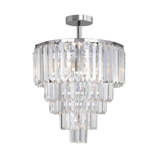 FC17106/6+3+1-CHROME+CL AMEDEO LAMPA SUFITOWA