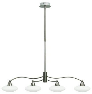 Lampa wisząca Elisa czteropunktowa z szklanymi kloszami nad stół G9