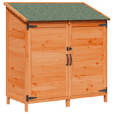 Shed ogrodowy brązowy 106,5 x 56 x 113,5 cm Drewno Świerkowe