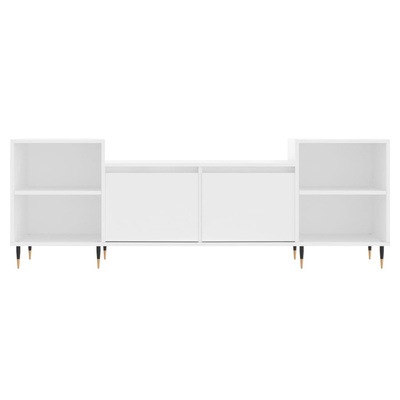 vidaXL Szafka pod TV, biała, 80x36x50 cm, materiał drewnopochodny wariant 14