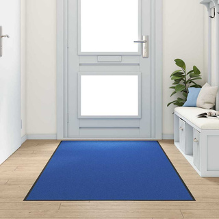 Dywanik wejściowy Niebieski i Czarny 120 x 250 cm 100% poliamid