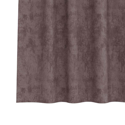 Zasłony z weluru z zasłonami 2 pcs Brązowy 140 x 140 cm Aksamit