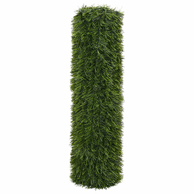 Sztuczne Ogrodzenie Jasnozielony 1 x 6 m PVC i stal