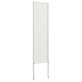 Ekran zapewniający prywatność w ogrodzie Biały 32 x 140 cm