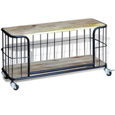 vidaXL Szafka pod TV, drewno mango, 100x40x45 cm