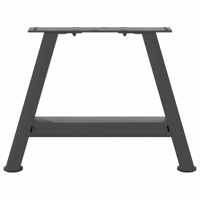 Nogi do stolika kawowego w kształcie litery A 2 szt. Antracyt 50x(30-31) cm Stal