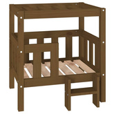 vidaXL Legowisko dla psa, miodowy brąz 65,5x43x70 cm, drewno sosnowe