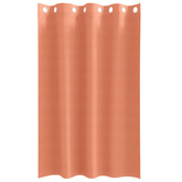 Firany blackout z kółkami 2 pcs terakota 175 x 140 cm Poliester