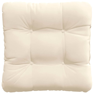 Poduszki na siedziska 4 pcs Beżowy 40 x 40 cm