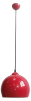 Lampa sufitowa wisząca 1X60W E27 czerwony STUDENT 31-96640