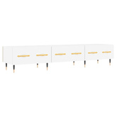 vidaXL Szafka pod TV, biała, 150x36x30 cm, materiał drewnopochodny wariant 4