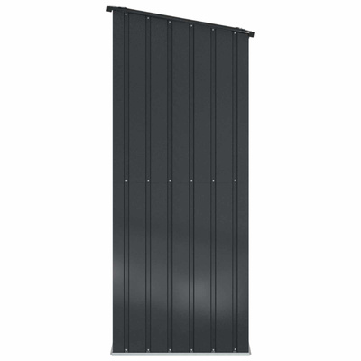 Schowki ogrodowe Antracyt 153,5 x 86 x 200 cm Metal