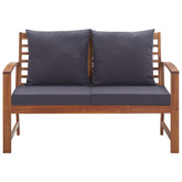 4-cz. zestaw wypoczynkowy do ogrodu, poduszki, drewno akacjowe