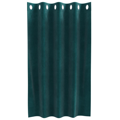 Zasłony zaciemniające 2 pcs Ciemna zieleń 140 x 140 cm Aksamit