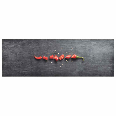 Kuchenna mata podłogowa z papryczką, 60x180 cm