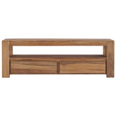 vidaXL Szafka pod TV, 120 x 30 x 40 cm, lite drewno tekowe