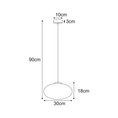 Lampa wisząca K-5676 z serii ARCO