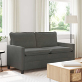 Sofa ciemnoszary 156 x 81 x 87,5 cm tkanina