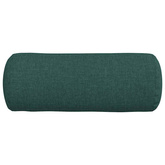 Poduszki Wałkowe 2 pcs Ciemna zieleń ? 15 x 40 cm tkanina
