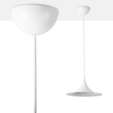 Lampa Wisząca Skandynawska Biała E14 Abruzzo Oslo