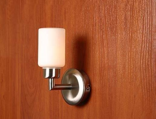 Kinkiet lazienkowy nikiel mat 40W G9 szklany klosz Mirror Candellux 22-89987