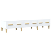 vidaXL Szafka pod TV, biała, 150x34,5x30 cm, materiał drewnopochodny