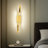 Kinkiet LED  Abigali Vargo 12W nowoczesny 42cm złoty