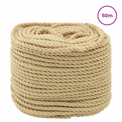 Lina do łodzi 4 mm 50 m naturalny