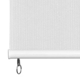 vidaXL Roleta zewnętrzna, biała, 60x140 cm, HDPE