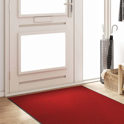Dywanik wejściowy Czerwony i Czarny 120 x 400 cm Poliamid i PVC