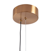 Lampa Wisząca Liniowa Szklana Złota 73cm 10W Abruzzo Cavolo