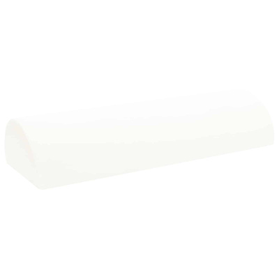 Poduszka na nogi Gładki Biały 52 x 20 x 12 cm Pianka z pamięcią