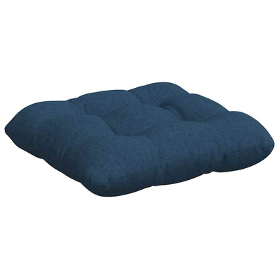 Poduszki na siedziska 4 pcs Niebieski 40 x 40 x 12 cm tkanina