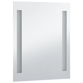 vidaXL Ścienne lustro łazienkowe z LED, 60 x 80 cm
