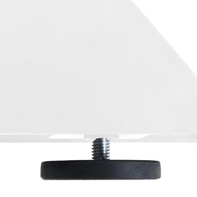 Noga do stołu jadalnego Pająk Kształt Biały 120x68x(72-73) cm Stal