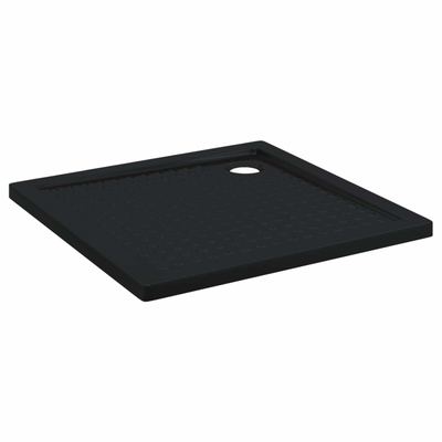 Brodzik prysznicowy z kropeczkami 90 x 90 x 4 cm ABS Czarny
