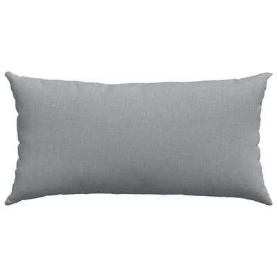 Poduszki na sofę 2 pcs Jasnoszary 80 x 40 cm tkanina