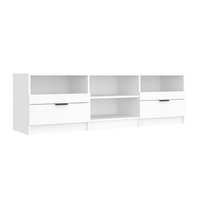 vidaXL Szafka pod TV, biała, 150x33,5x45 cm, materiał drewnopochodny