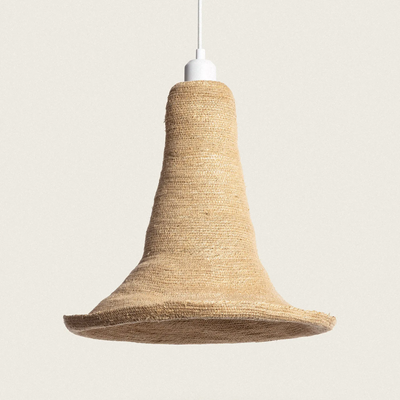 Lampa Wisząca Boho z Włókna Naturalnego Abruzzo Chiara E27