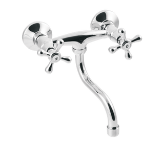 Bateria umywalkowo-zlewkozmywakowa Roma chrom Invena model standard